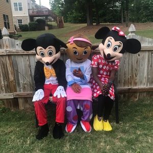 Mickey Mouse, Minnie Mouse and Doc Mcstuffins Party Costumes